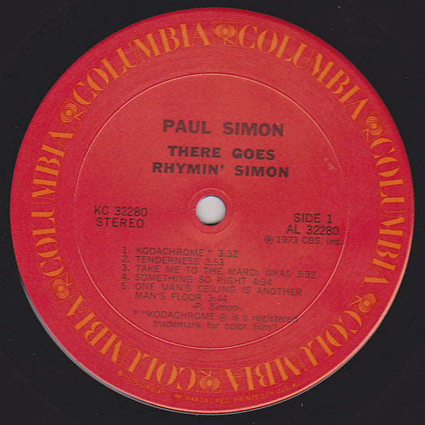 Buy Paul Simon : There Goes Rhymin' Simon (LP, Album, Pit) Online