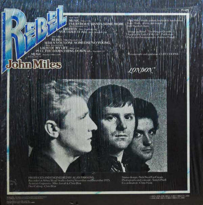John Miles : Rebel (LP, Album, Pet)