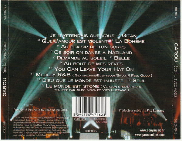 Garou : Seul... Avec Vous (CD)