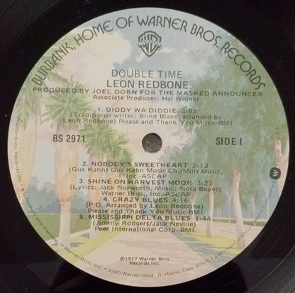 Leon Redbone : Double Time (LP, Album, LA )