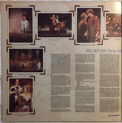 The "Big River" Original Cast : Big River: The Adventures Of Huckleberry Finn (LP, Album, Gat)
