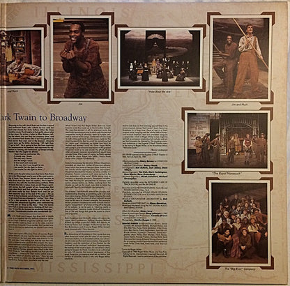 The "Big River" Original Cast : Big River: The Adventures Of Huckleberry Finn (LP, Album, Gat)