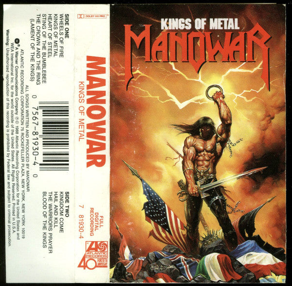 Manowar : Kings Of Metal (Cass, Album)