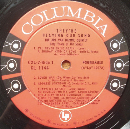 The Art Van Damme Quintet : They're Playing Our Song - Fifty Years Of Hit Songs (2xLP, Mono, Gat)