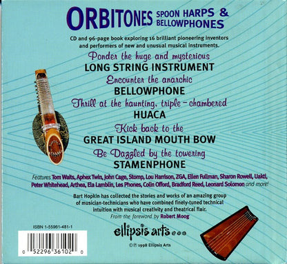 Various : Orbitones Spoon Harps & Bellowphones (Experimental Musical Instruments) (CD, Album, Comp)