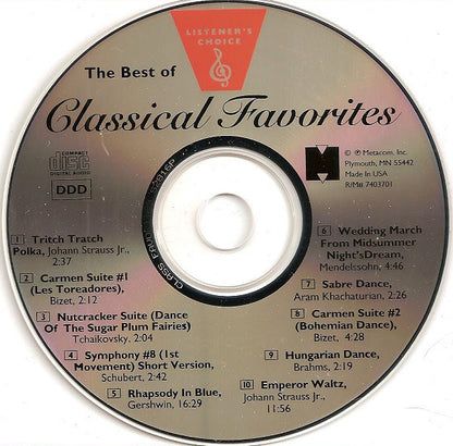 Various : The Best Of Classical Favorites (CD, Comp)