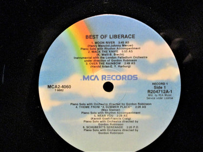 Liberace : The Best Of Liberace (2xLP, Comp, Club, RE)