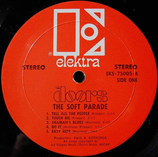 The Doors : The Soft Parade (LP, Album, Red)