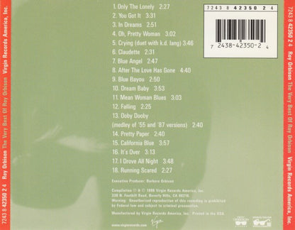 Roy Orbison : The Very Best Of Roy Orbison (CD, Comp, RM)