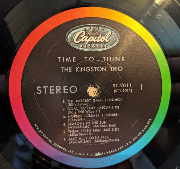 Kingston Trio : Time To Think (LP)