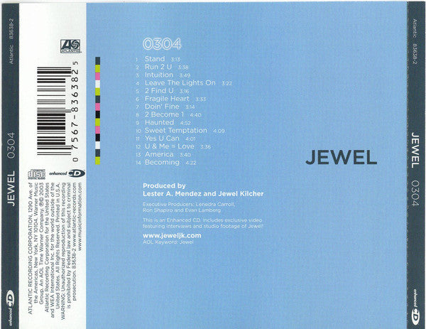 Buy Jewel : 0304 (CD, Album, Enh) Online for a great price – The