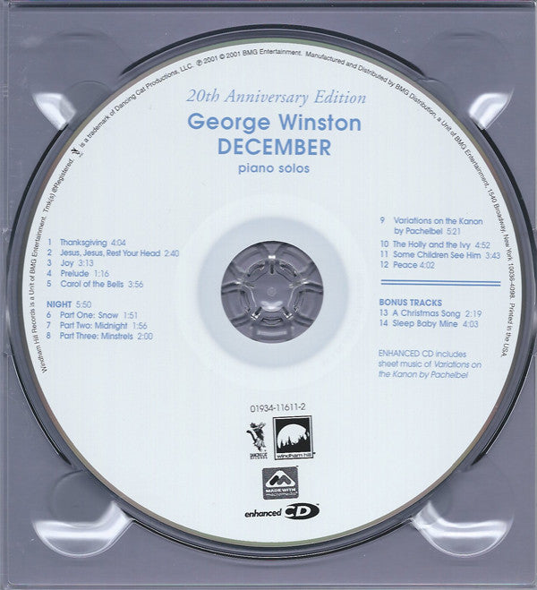 Buy George Winston : December (20th Anniversary Edition) (CD