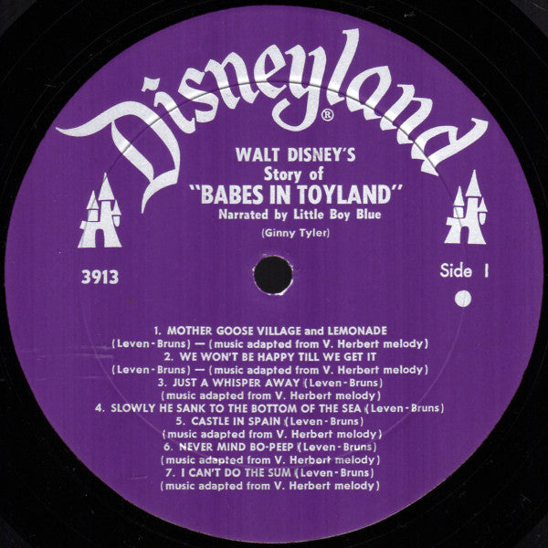 Unknown Artist : Walt Disney's Story And Songs From Babes In Toyland (LP, Album, Mono, RE)