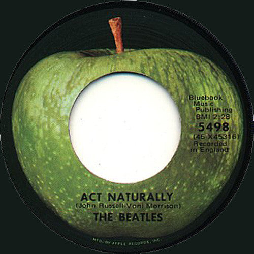 The Beatles : Act Naturally / Yesterday (7", Single, RE)