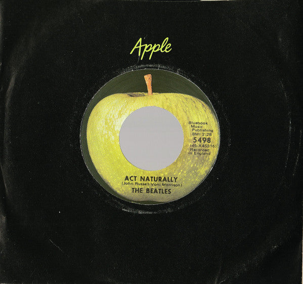 The Beatles : Act Naturally / Yesterday (7", Single, RE)