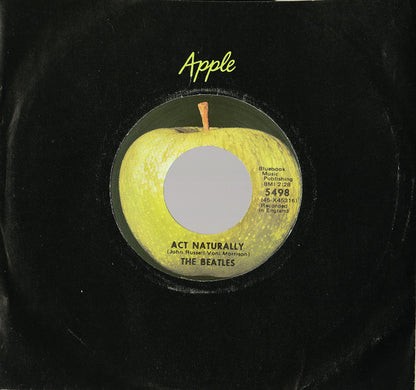 The Beatles : Act Naturally / Yesterday (7", Single, RE)