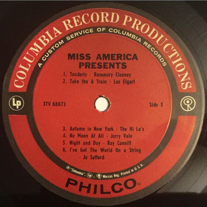Various : Miss America Presents A Collector's Album (LP, Comp)