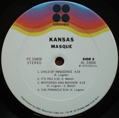 Kansas (2) : Masque (LP, Album)