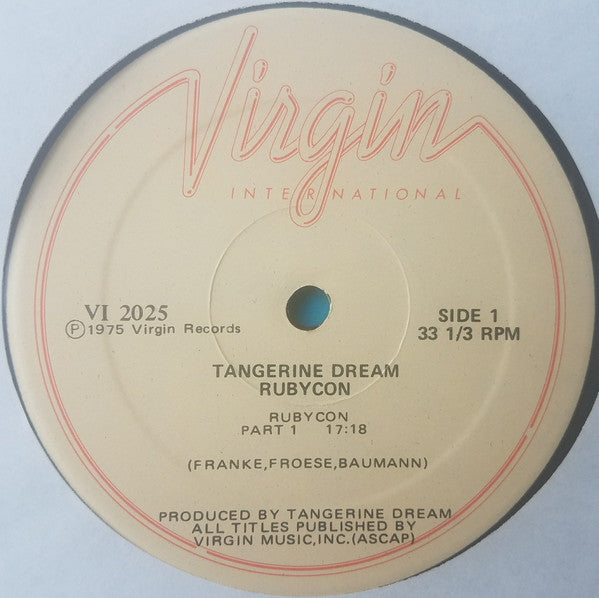 Tangerine Dream : Rubycon (LP, Album, RE, Gat)