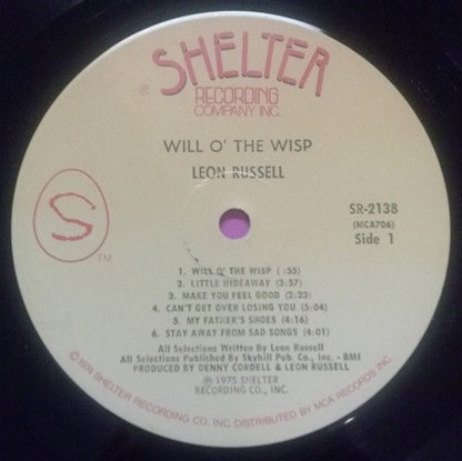 Leon Russell : Will O' The Wisp (LP, Album, Glo)