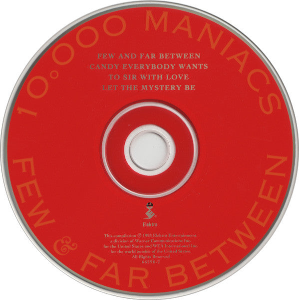 10,000 Maniacs : Few & Far Between (CD, Maxi)