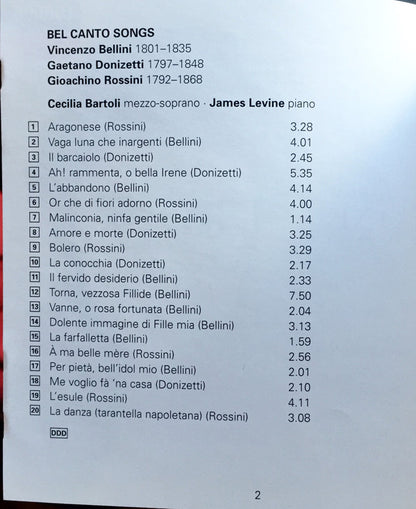 Cecilia Bartoli, James Levine (2) : An Italian Songbook (CD, Album)
