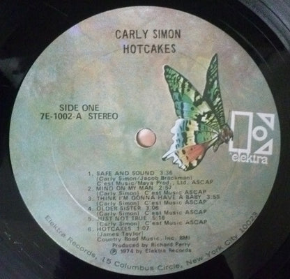 Carly Simon : Hotcakes (LP, Album, Spe)