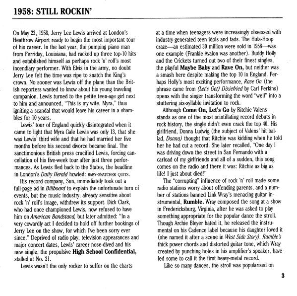 Various : 1958 Still Rockin' (CD, Comp, RM)