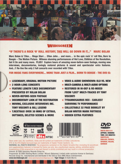 Marc Bolan / T. Rex : Born To Boogie (2xDVD-V, NTSC)