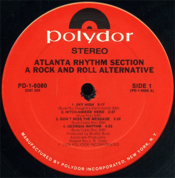 Atlanta Rhythm Section : A Rock And Roll Alternative (LP, Album, Ter)