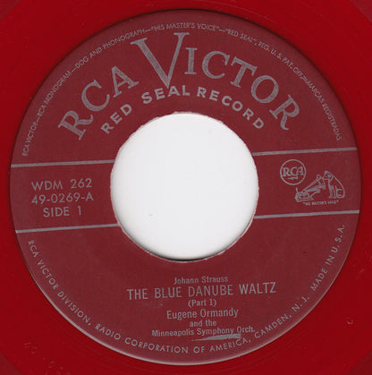 Eugene Ormandy / Minneapolis Symphony Orchestra : The Music Of Johann Strauss (5x7", Mono, RP, Red + Box, Album)