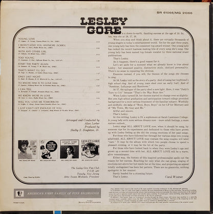 Lesley Gore : Sings All About Love (LP, Album, Mono)