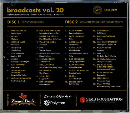 Various : Broadcasts Vol. 20 (2xCD)