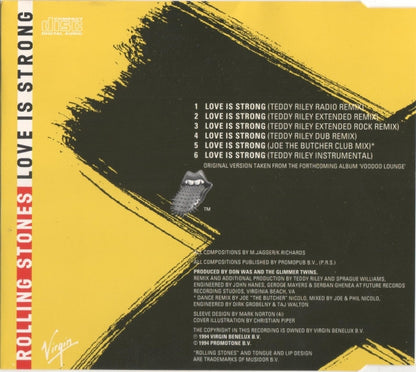 The Rolling Stones : Love Is Strong (CD, Maxi)