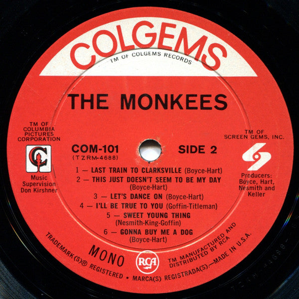 The Monkees : The Monkees (LP, Album, Mono, M/Print, Hol)
