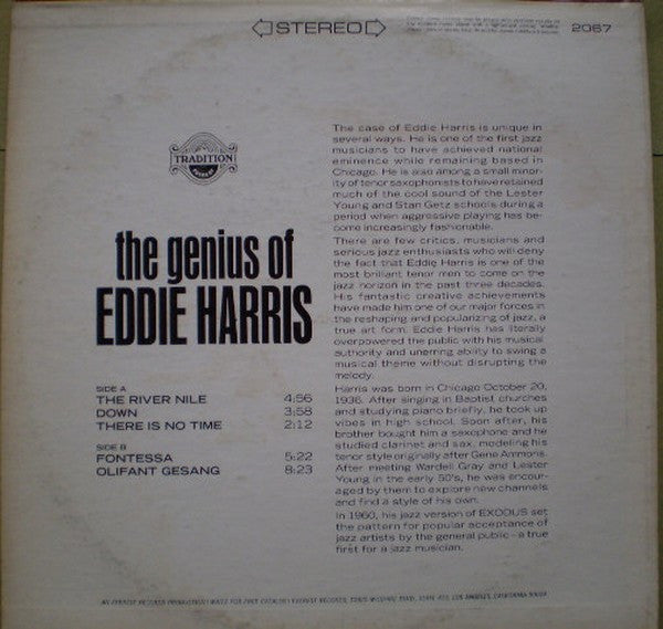 Eddie Harris : The Genius Of (LP, Comp)