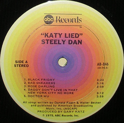 Steely Dan : Katy Lied (LP, Album, Ter)