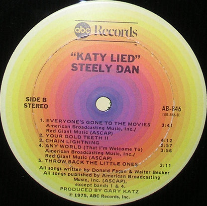 Steely Dan : Katy Lied (LP, Album, Ter)