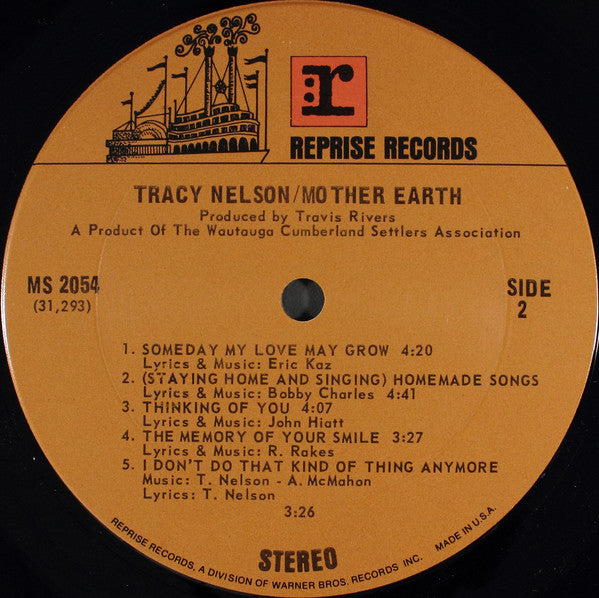 Tracy Nelson / Mother Earth (4) : Tracy Nelson / Mother Earth (LP, Album, Pit)