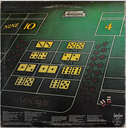 Bad Company (3) : Straight Shooter (LP, Album, RE, PR-)