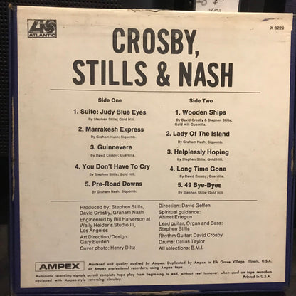 Crosby, Stills & Nash : Crosby, Stills & Nash (Reel, 4tr Stereo, 7" Reel, Album)