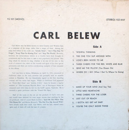 Carl Belew : Carl Belew (LP, Album)