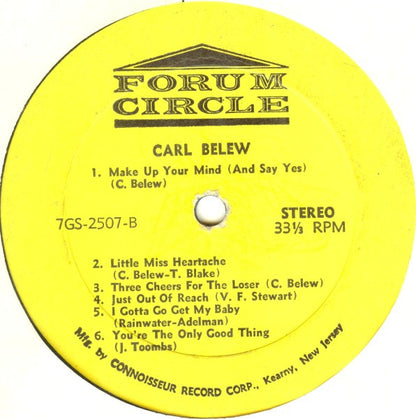 Carl Belew : Carl Belew (LP, Album)