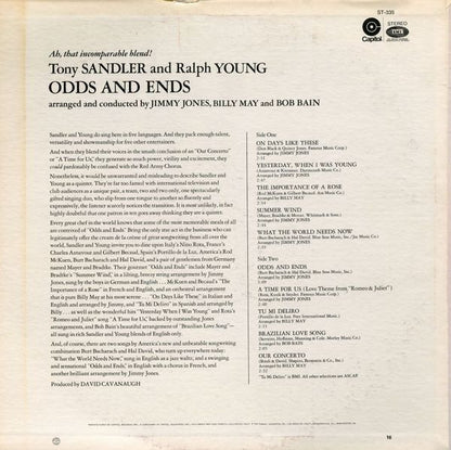 Sandler & Young : Odds & Ends (LP)