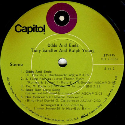 Sandler & Young : Odds & Ends (LP)