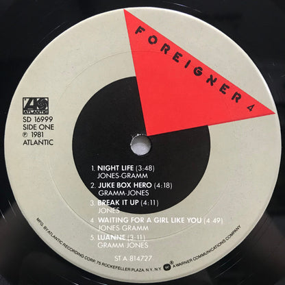 Foreigner : 4 (LP, Album, Club, Col)