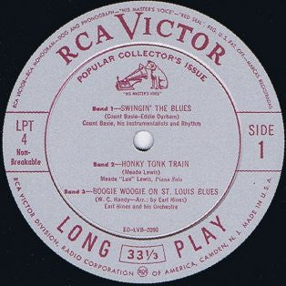 Various : Keyboard Kings Of Jazz (10", Comp)