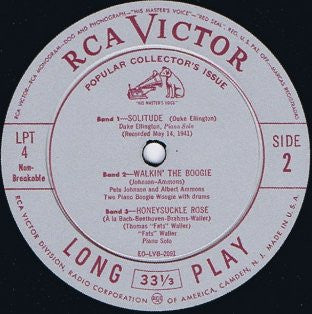 Various : Keyboard Kings Of Jazz (10", Comp)