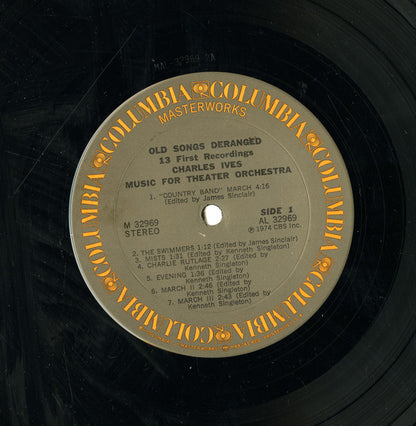 Charles Ives - Yale Theater Orchestra, James Sinclair (2) : Old Songs Deranged (Music For Theater Orchestra) (LP)