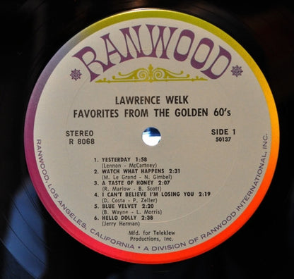 Lawrence Welk : Favorites From The Golden 60's (LP)